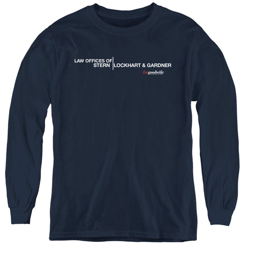 The Good Wife Law Offices of Stern Lockhart and Gardner Youth Long Sleeve T-Shirt