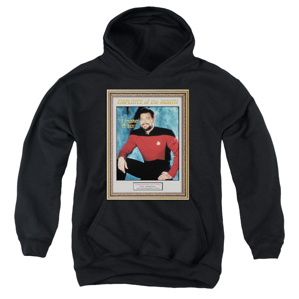 Star Trek Riker Employee of the Month Youth Hoodie