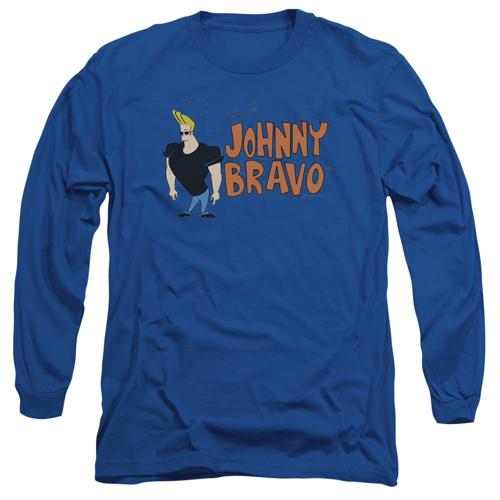Johnny Bravo Johnny Logo Long Sleeve T-Shirt