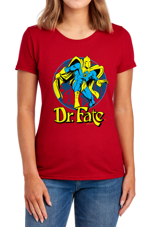 DC Comics Dr Fate Ankh Womens T-Shirt