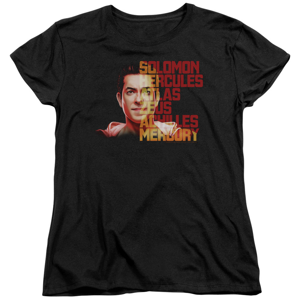Shazam! Solomon Hercules Atlas Womens T-Shirt