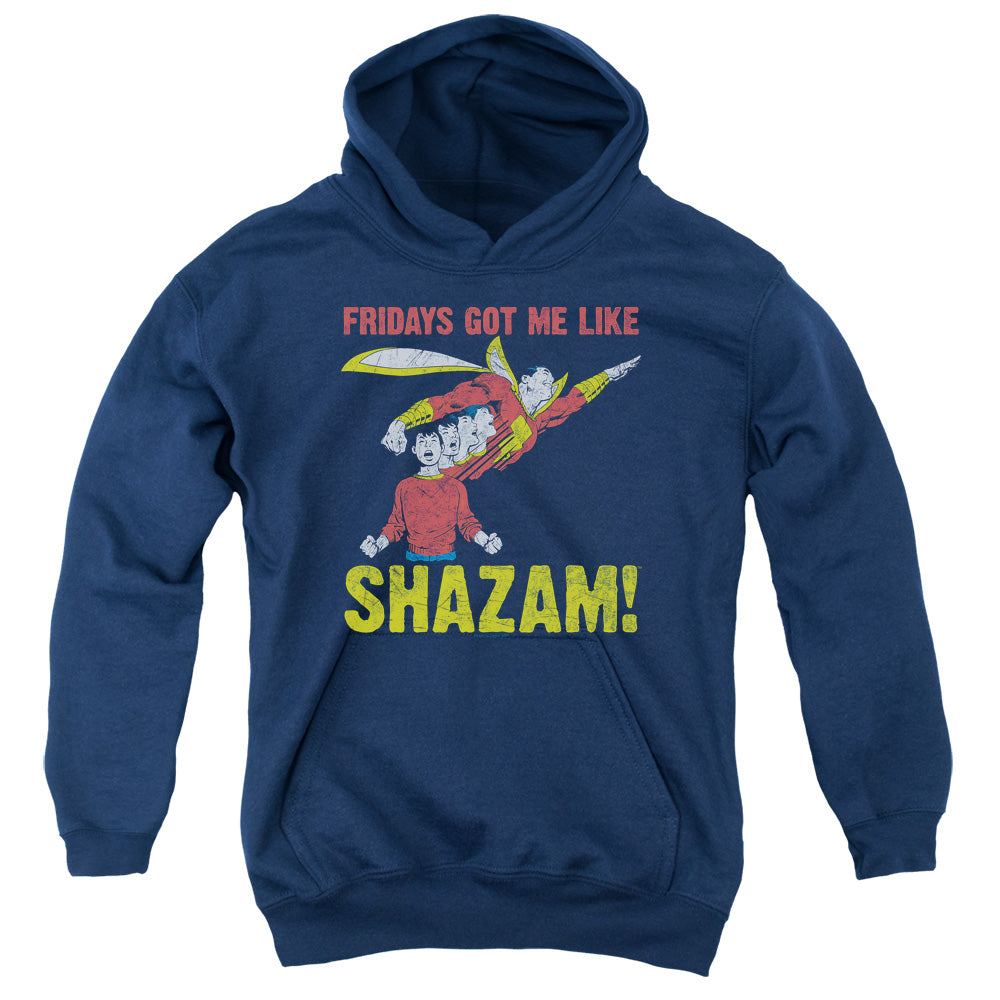 Justice League Fridays Got Me Like Youth Hoodie