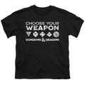 Dungeons & Dragons Choose Your Weapon Dice Youth/Toddler T-Shirt