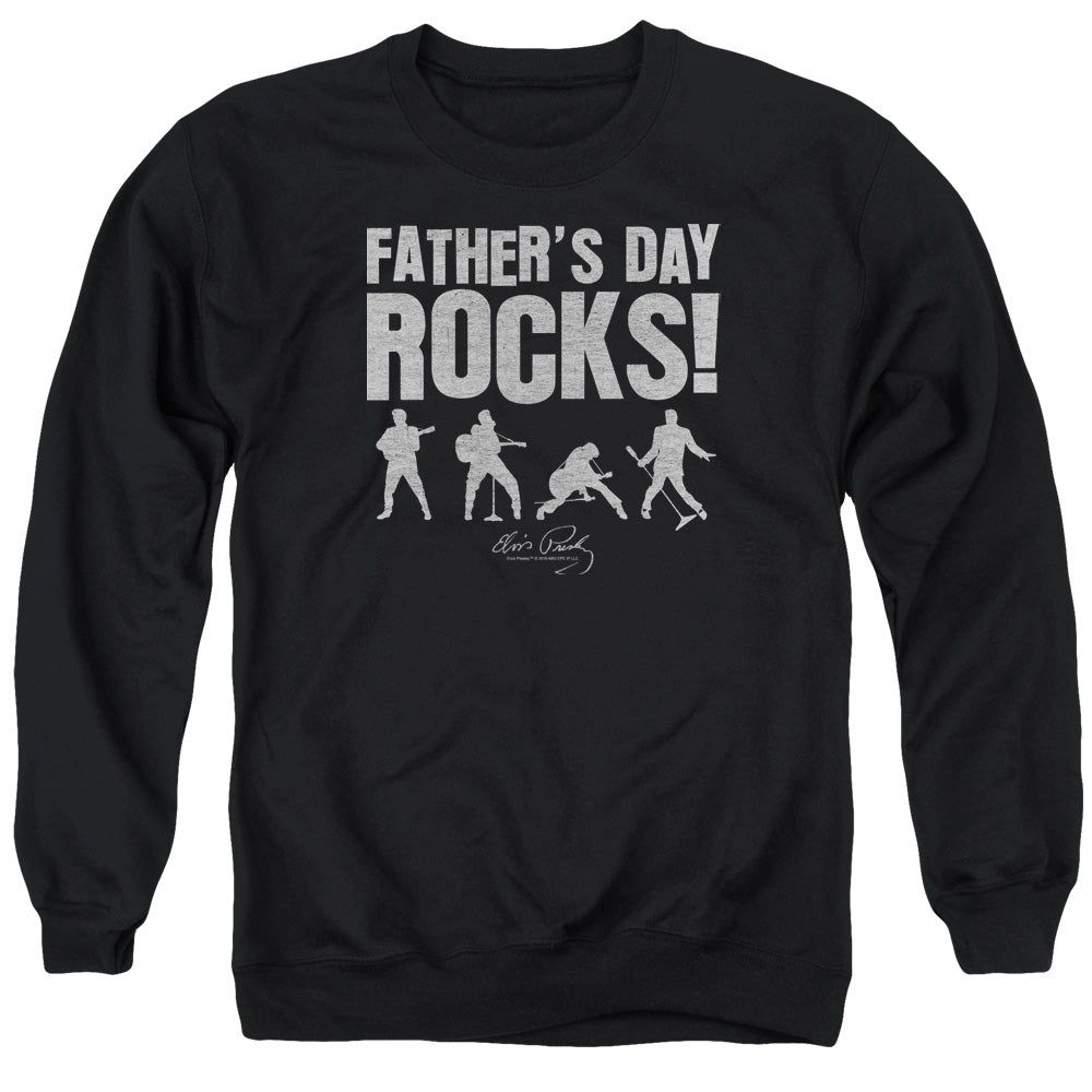 Elvis Presley Fathers Day Rocks Crewneck Sweatshirt
