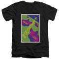 Star Trek Up the Long Ladder Black V-Neck T-Shirt