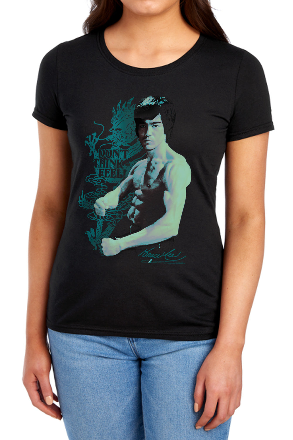 Bruce Lee Feel Womens T-Shirt