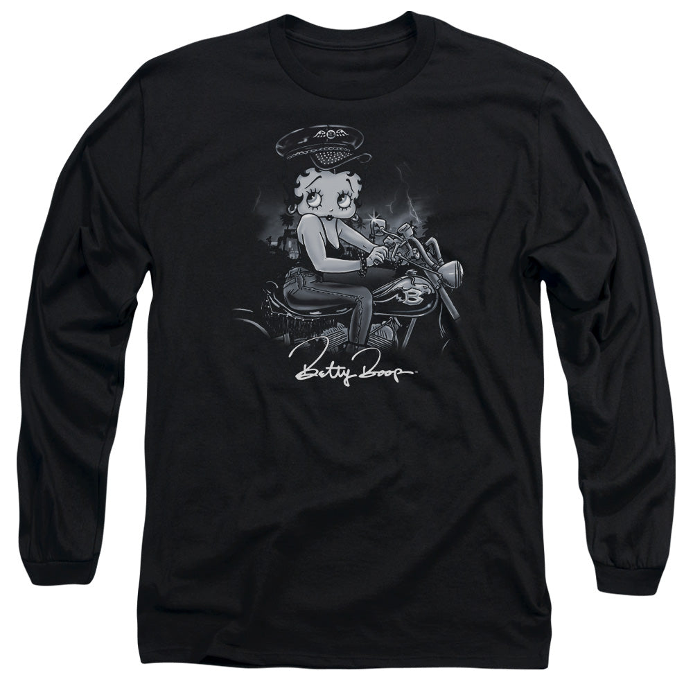 Betty Boop Storm Rider Long Sleeve T-Shirt