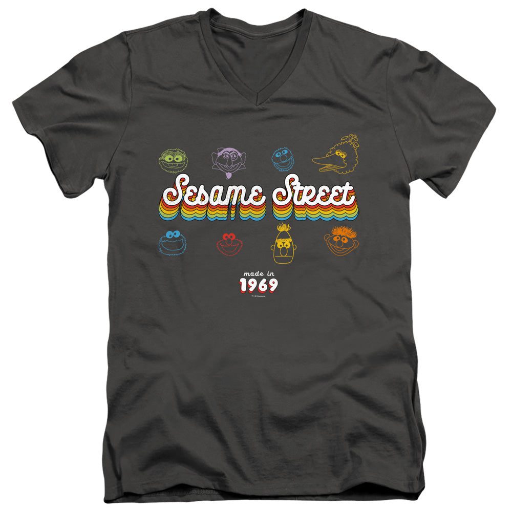Sesame Street Made in 1969 V-Neck T-Shirt