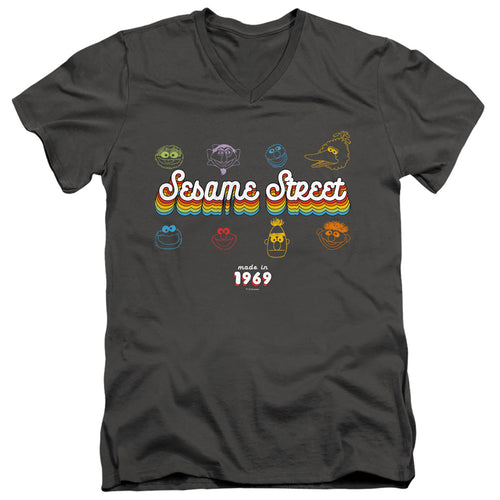 Sesame Street Made in 1969 V-Neck T-Shirt