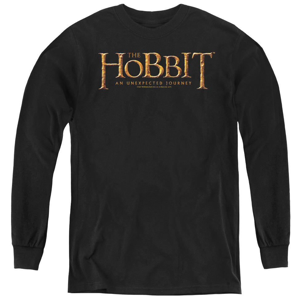 The Hobbit Unexpected Journey Logo Youth Long Sleeve T-Shirt
