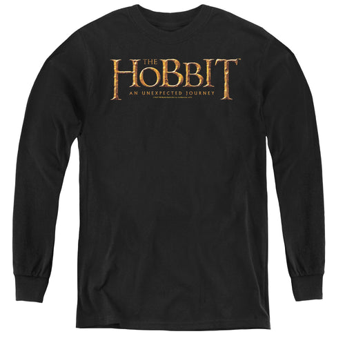 The Hobbit Unexpected Journey Logo Youth Long Sleeve T-Shirt