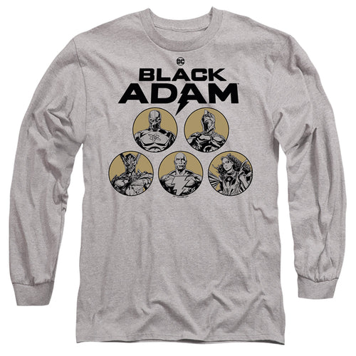 Black Adam Black Adam Contrast Group Long Sleeve T-Shirt