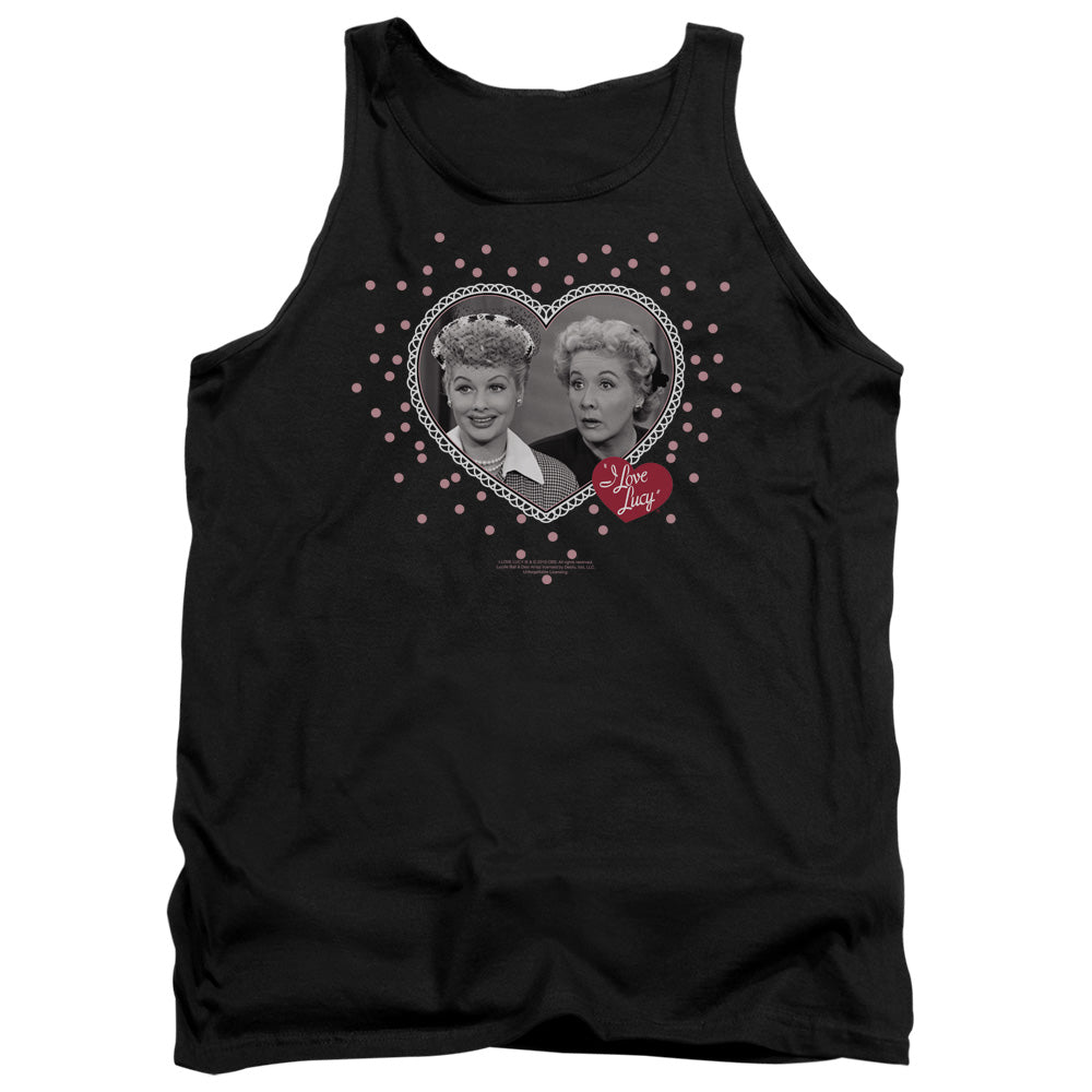 I Love Lucy Hearts And Dots Tank Top