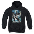 Batman Fighting The Storm Youth Hoodie