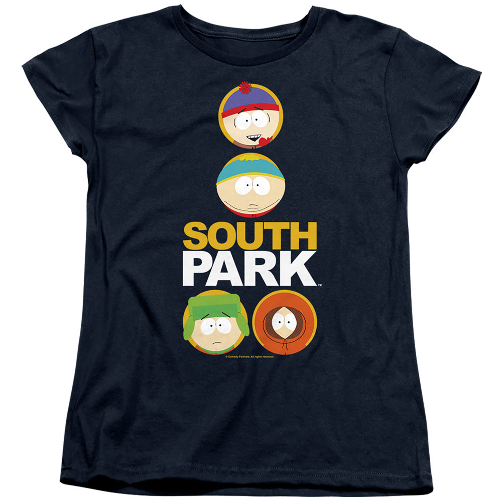 South Park Solid Circles Womens T-Shirt