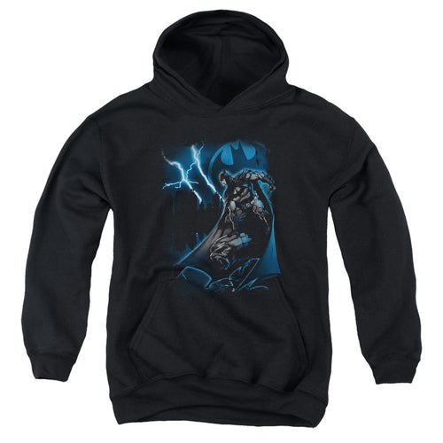 Batman Lightning Strikes Youth Hoodie