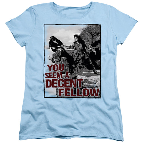 The Princess Bride Fellow Light Blue Womens T-Shirt