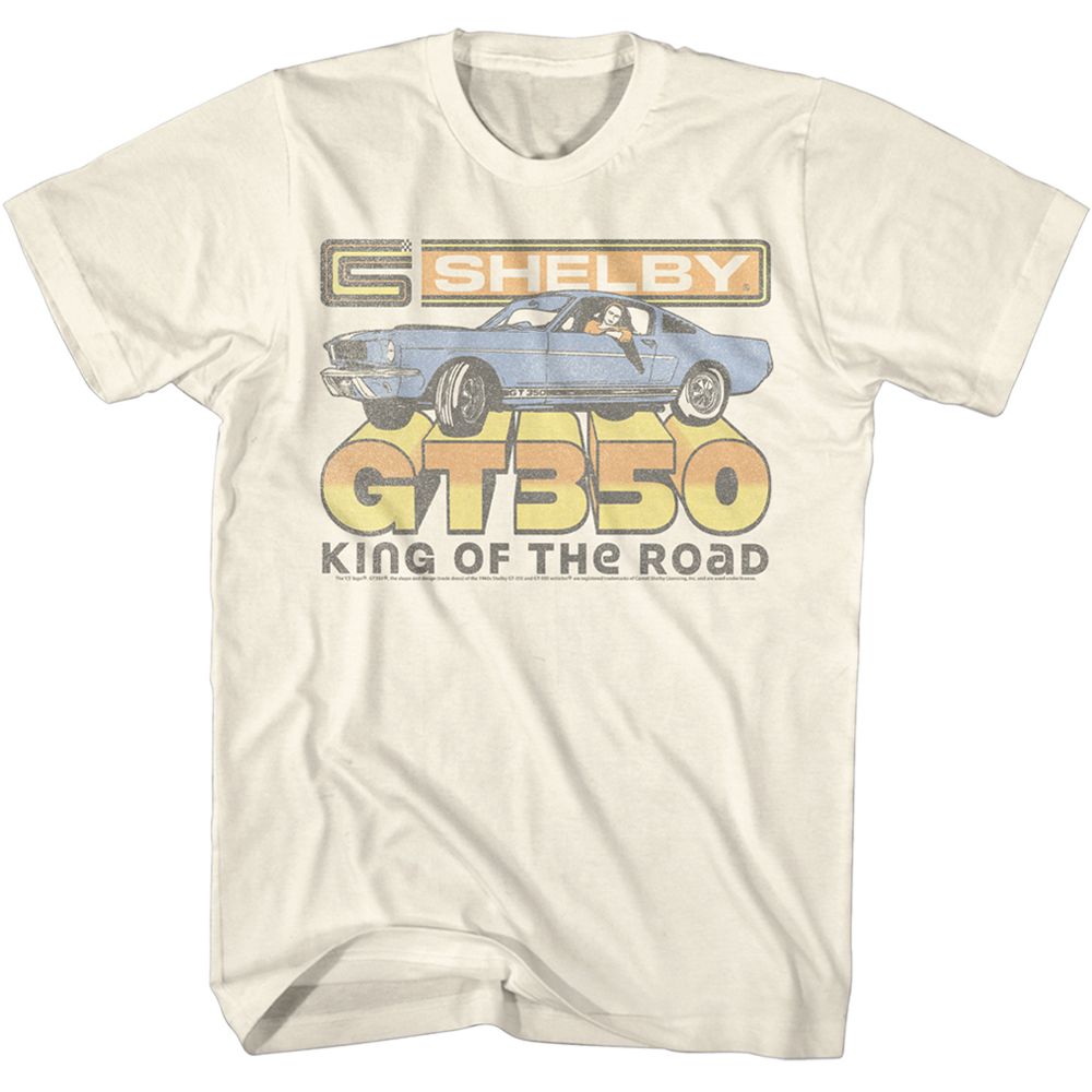 Vintage 350 Carroll Shelby t-shirt in natural