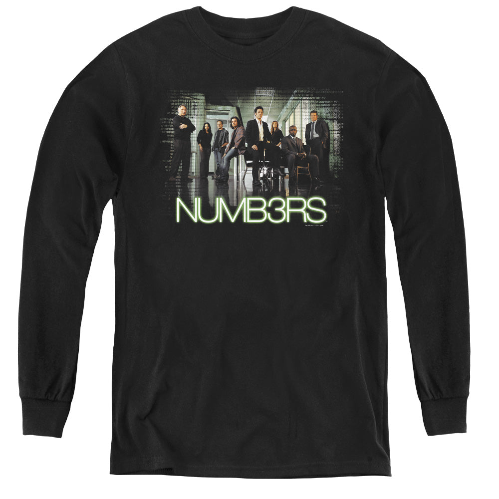 Numb3rs Numbers Cast Youth Long Sleeve T-Shirt