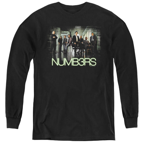 Numb3rs Numbers Cast Youth Long Sleeve T-Shirt