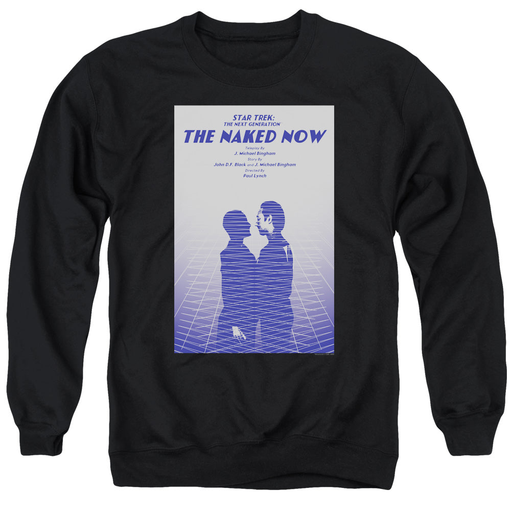 Star Trek The Naked Now Black Crewneck Sweatshirt