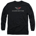Chevy Corvette Modern Emblem Long Sleeve T-Shirt