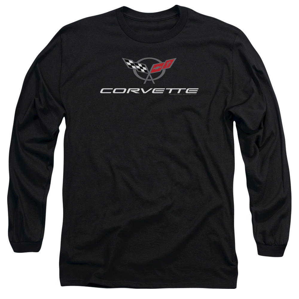 Chevy Corvette Modern Emblem Long Sleeve T-Shirt