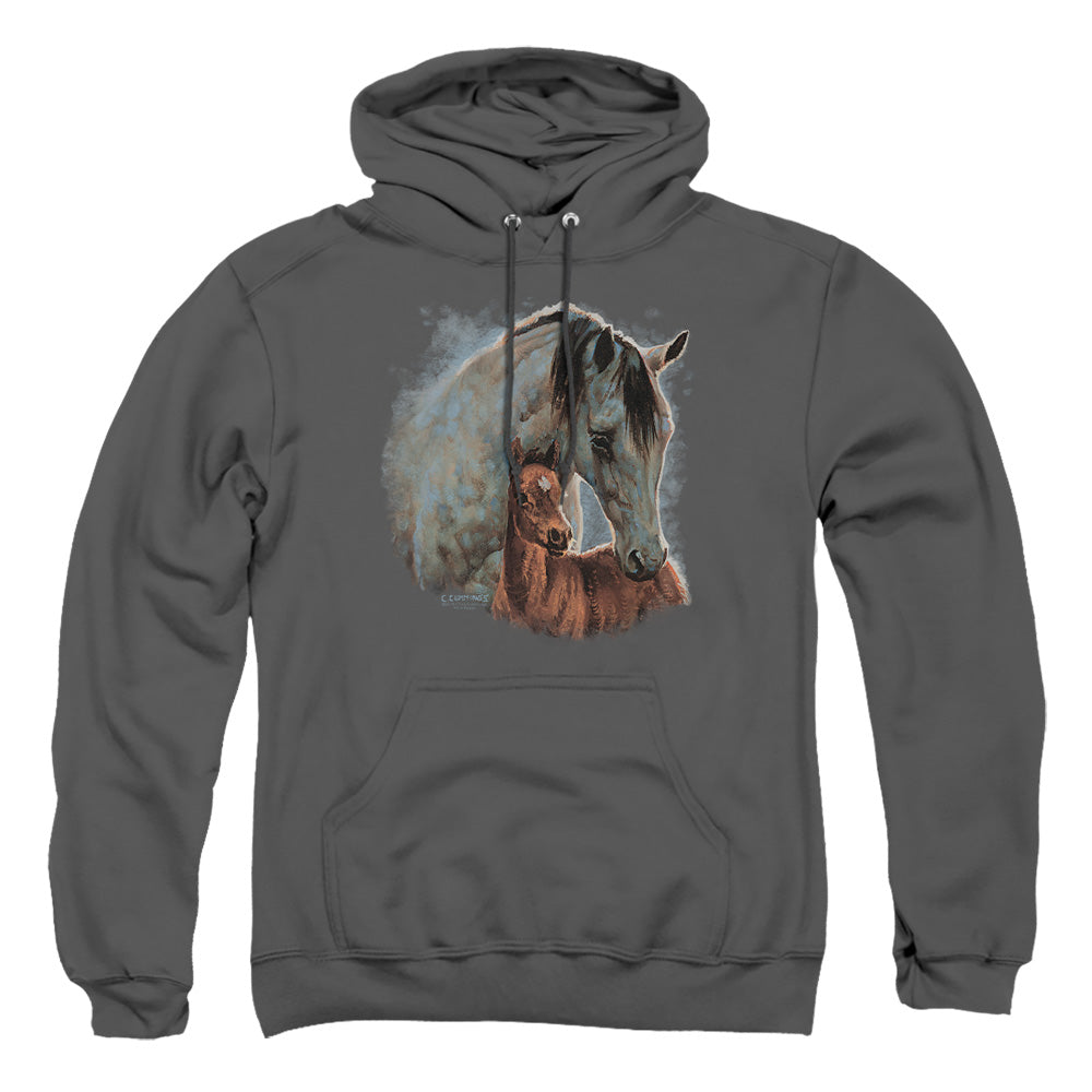 Wild Wings Painted Horses Pullover Hoodie