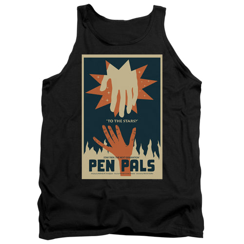 Star Trek Pen Pals Black Tank Top