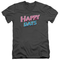 Happy Days Happy Days Logo V-Neck T-Shirt