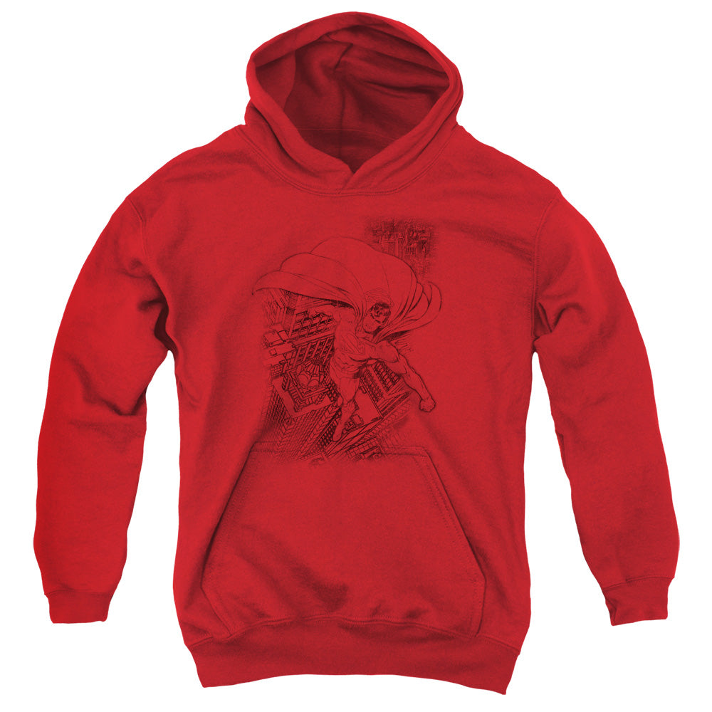 Superman In the City Youth Hoodie