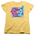 Blue's Clues Magenta And Flowers Womens T-Shirt