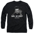 Star Trek Shall we Begin Long Sleeve T-Shirt