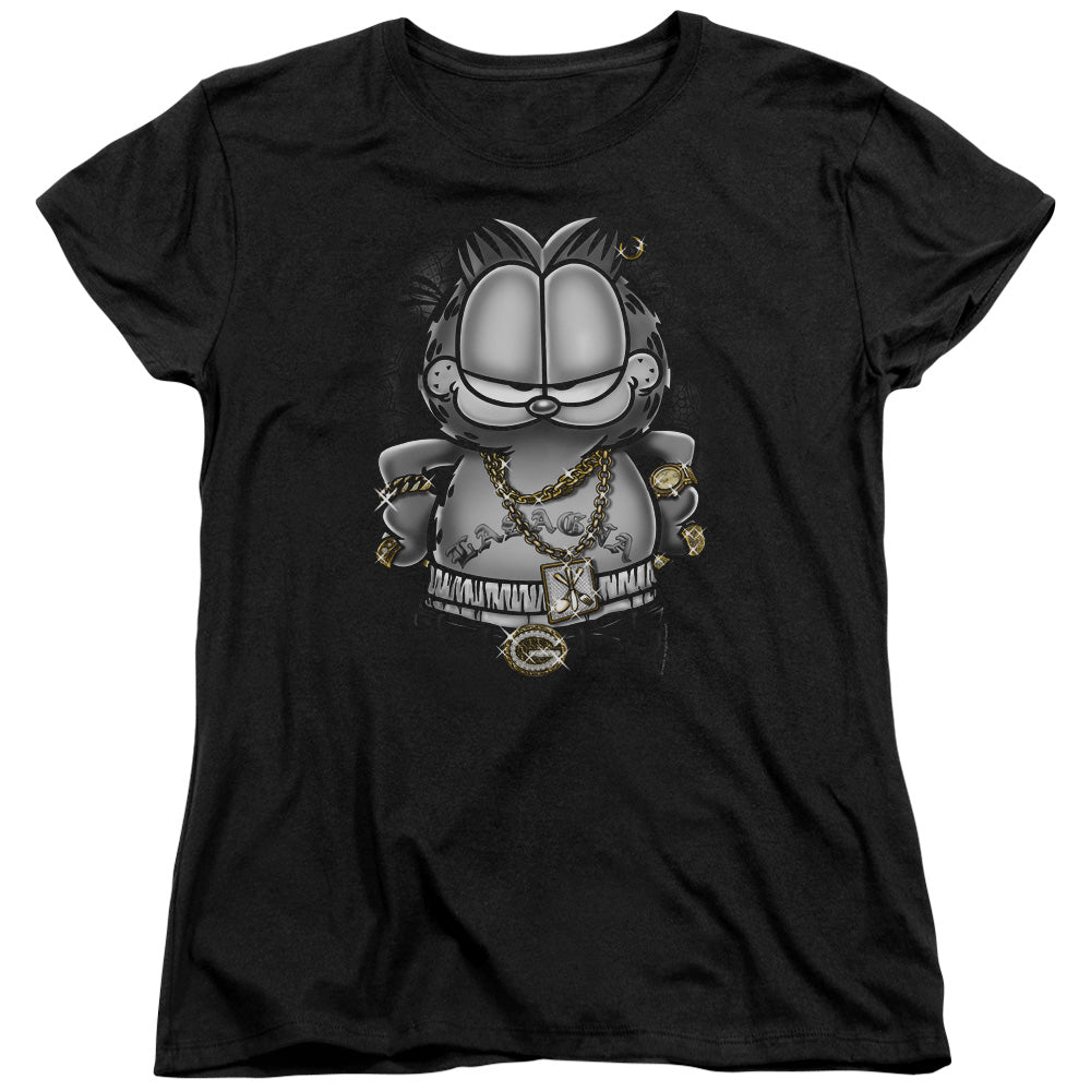 Garfield Lasagna For Life Womens T-Shirt