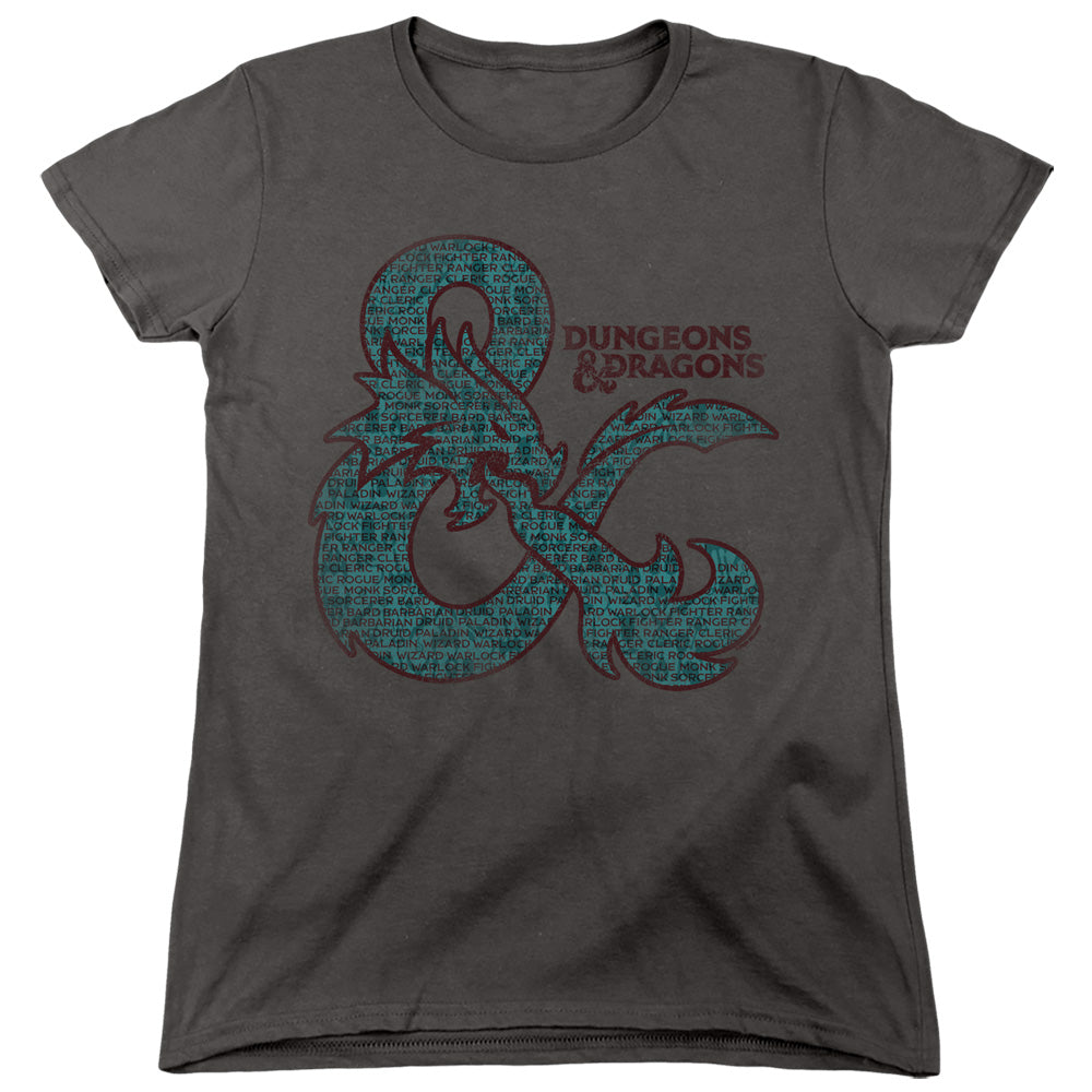 Dungeons & Dragons Ampersand Classes Womens T-Shirt