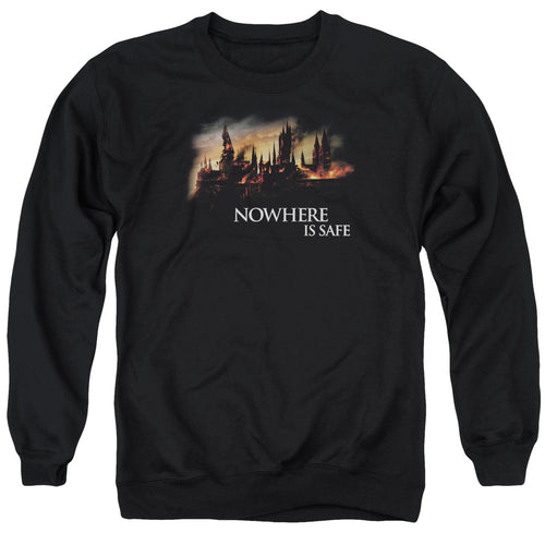 Harry Potter Burning Hogwarts Crewneck Sweatshirt