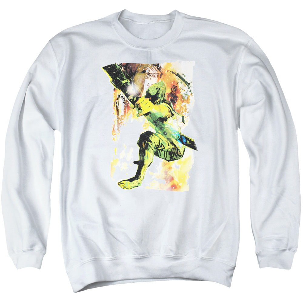 Justice League Painted Archer Crewneck Sweatshirt