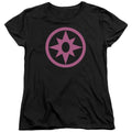 Green Lantern Pink Emblem Womens T-Shirt