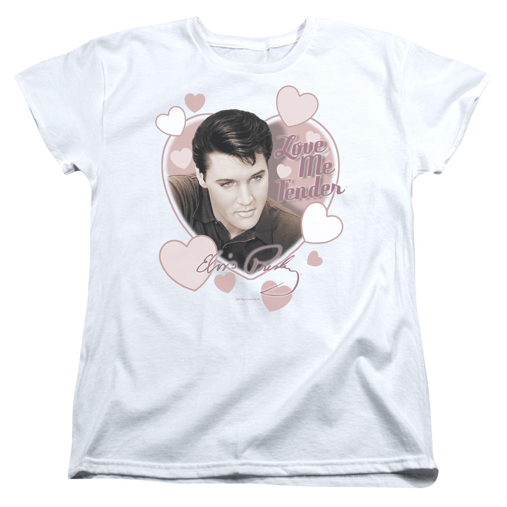 Elvis Presley Love Me Tender Womens T-Shirt