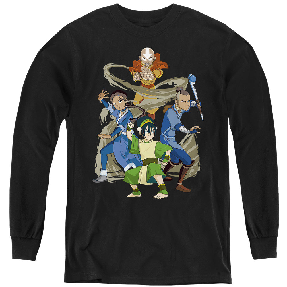 Avatar: The Last Airbender Team Avatar Elements Youth Long Sleeve T-Shirt