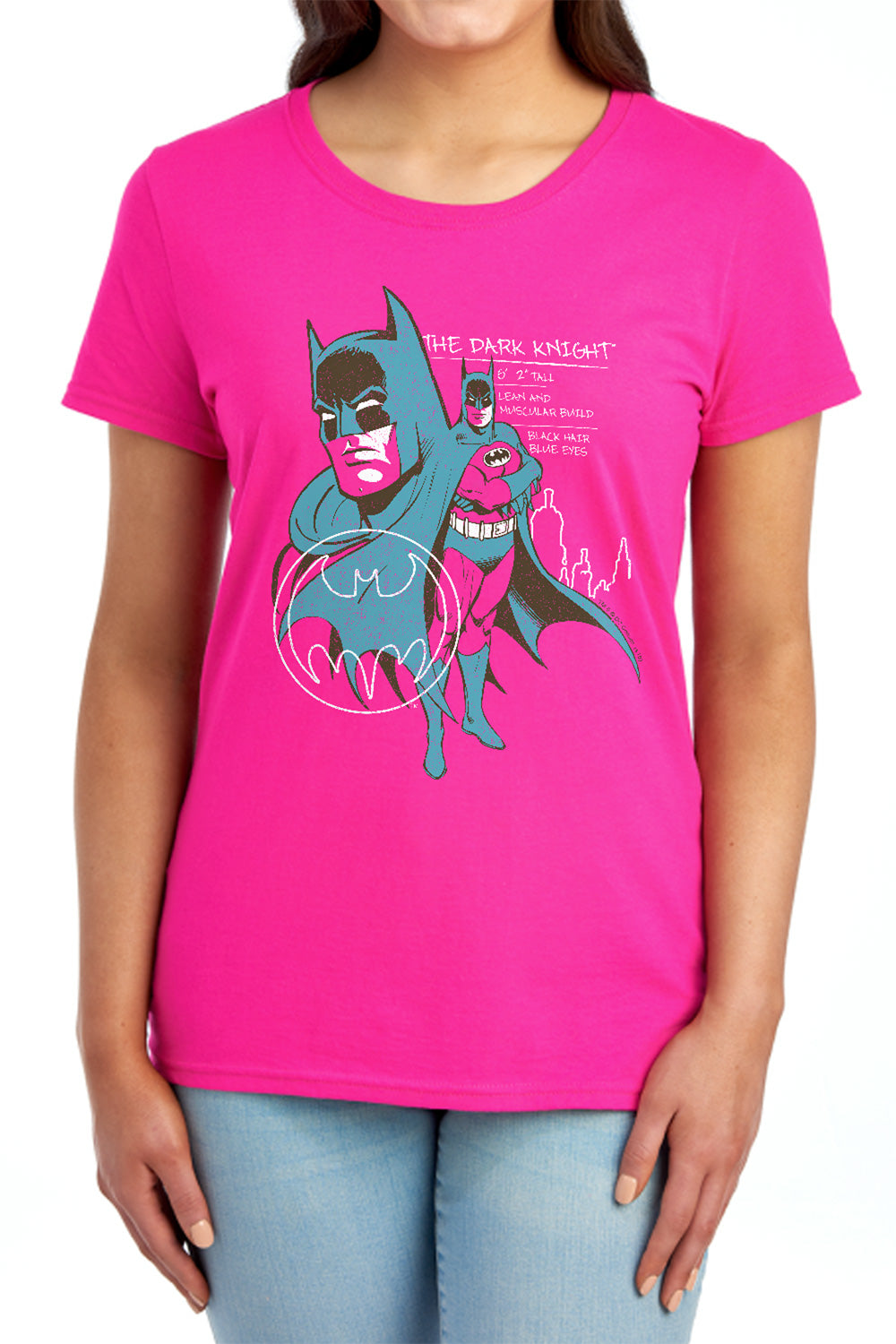 Batman Lean And Muscular Womens T-Shirt