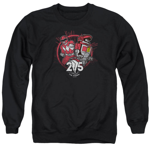 Mighty Morphin Power Rangers Red 25 Crewneck Sweatshirt