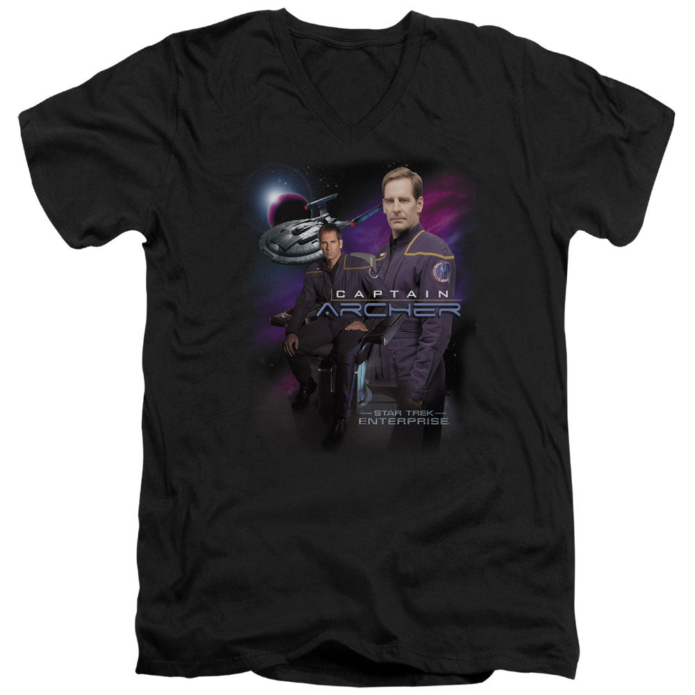 Star Trek Captain Archer V-Neck T-Shirt