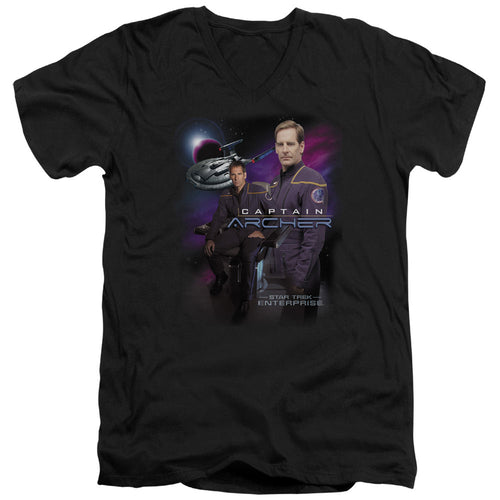 Star Trek Captain Archer V-Neck T-Shirt