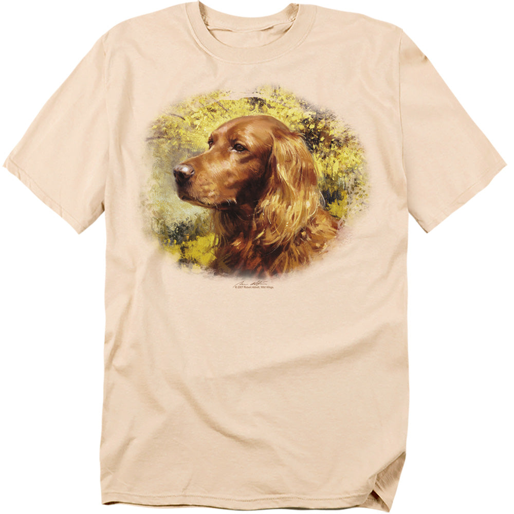 Wild Wings Irish Setter Head T-Shirt
