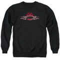 Batman Steel Flames Logo Crewneck Sweatshirt