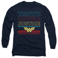 Wonder Woman 1984 Truth Love Justice Stacked Long Sleeve T-Shirt