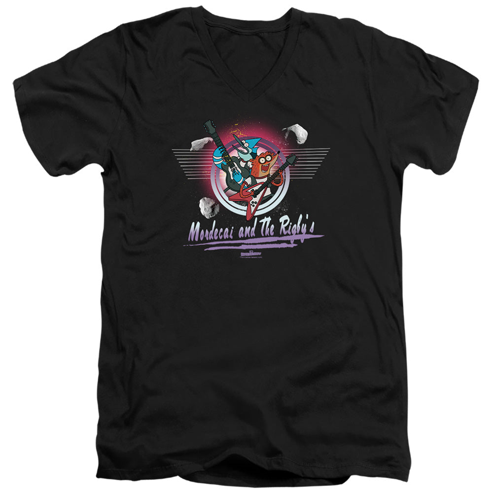 Regular Show Mordecai and the Rigbys V-Neck T-Shirt