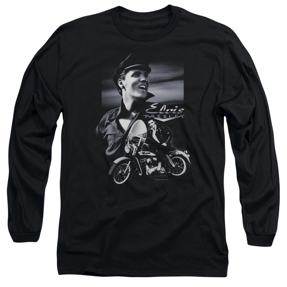 Elvis Presley Motorcycle Long Sleeve T-Shirt