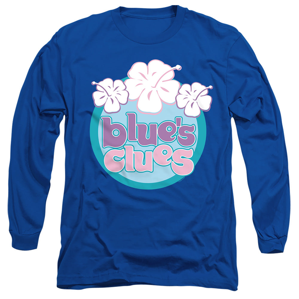 Blue's Clues Hawaiian Flowers Long Sleeve T-Shirt